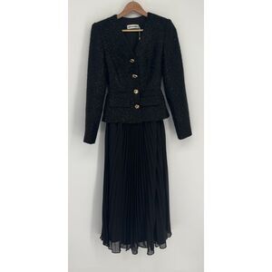 Self-Portrait Tinsel Bouclé Dress